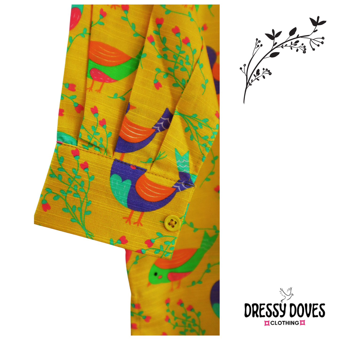 Khaddar KDR-Yellow (Shirt +Trouser)