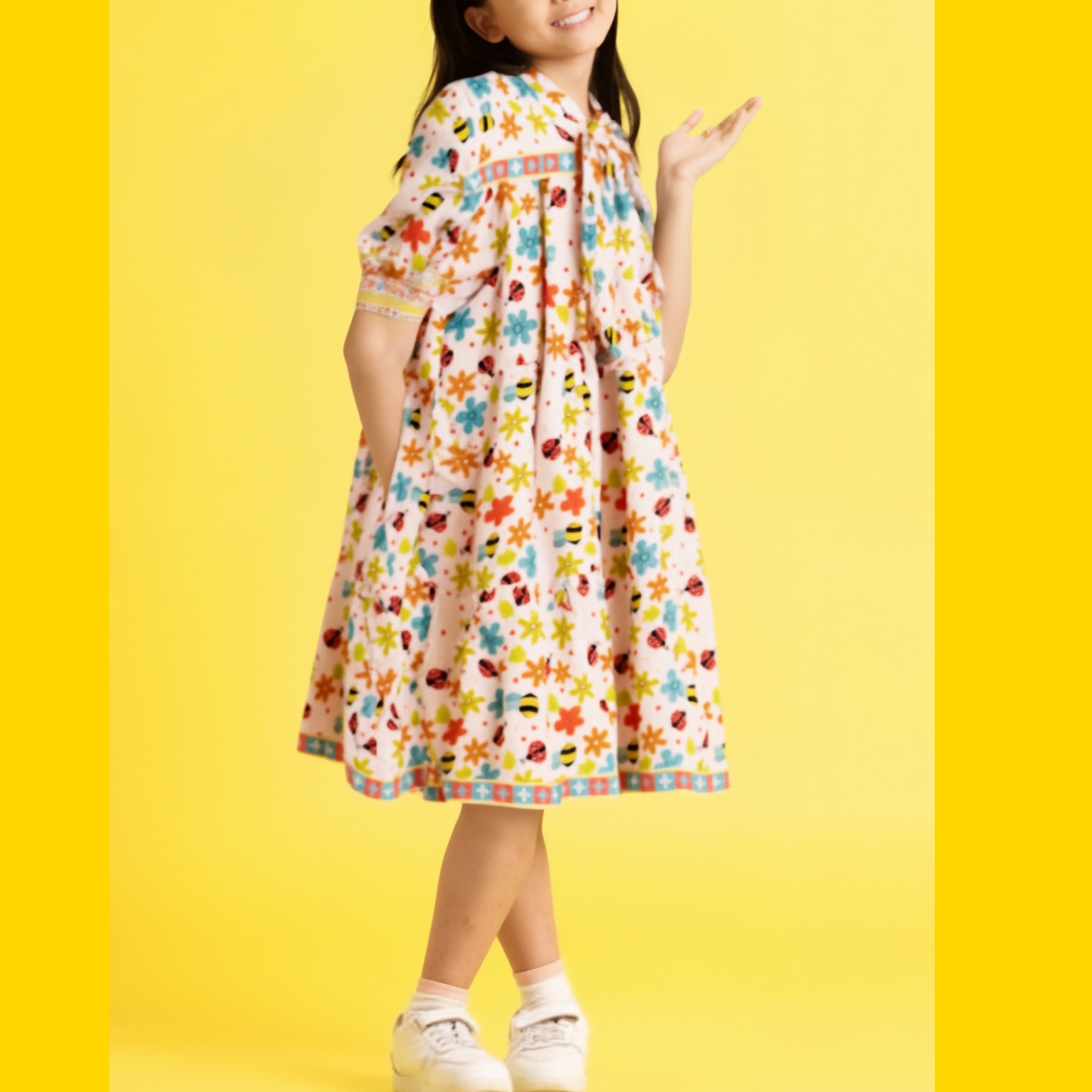 Summer Lawn-10K-Bee (Long Frock)