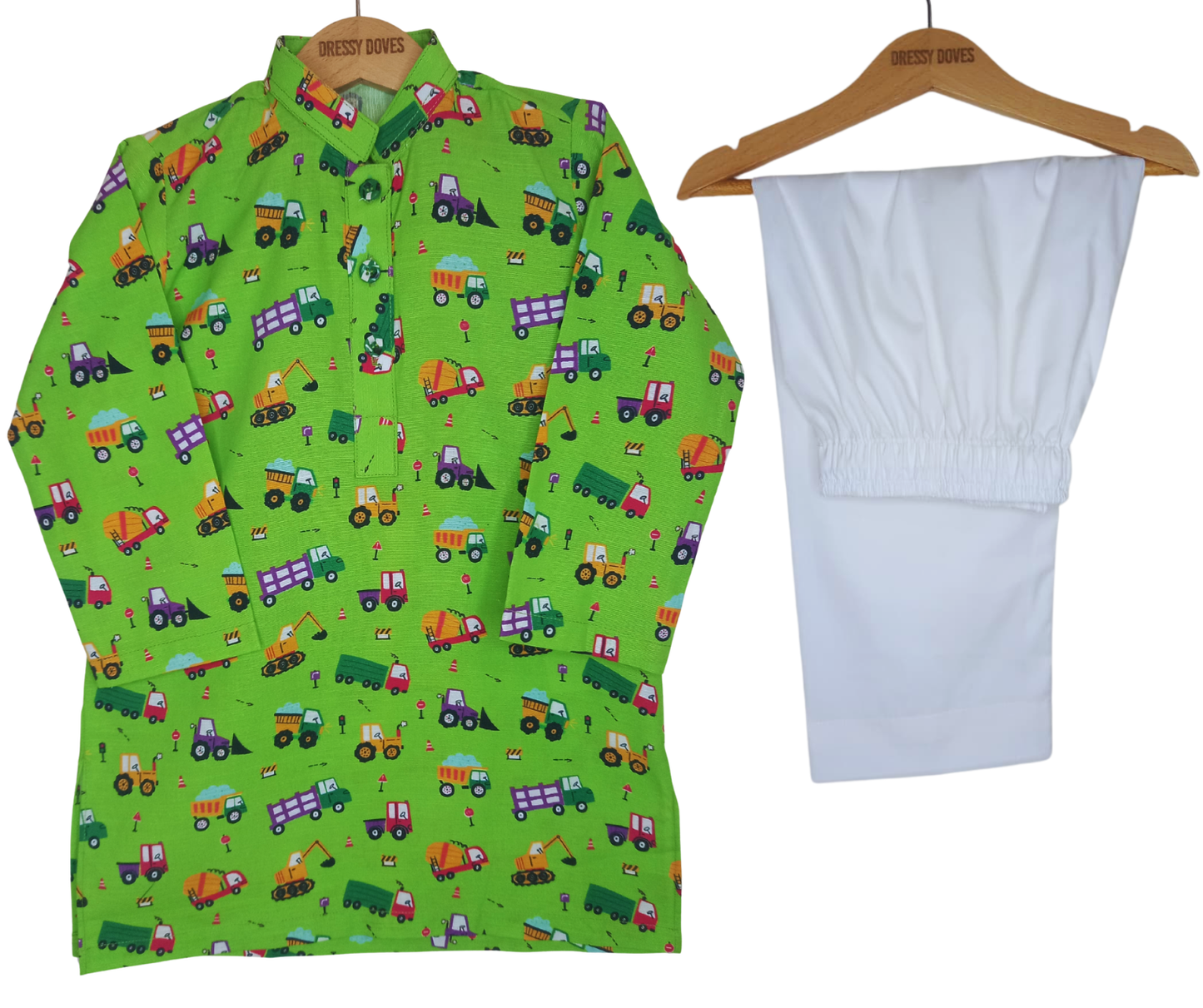 Kurta-Trouser (Truck Printed)