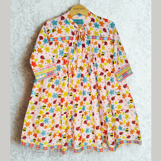 Summer Lawn-10K-Bee (Long Frock)