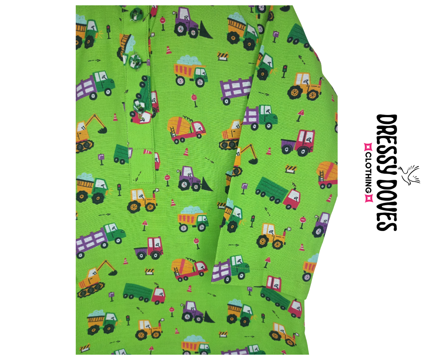 Kurta-Trouser (Truck Printed)