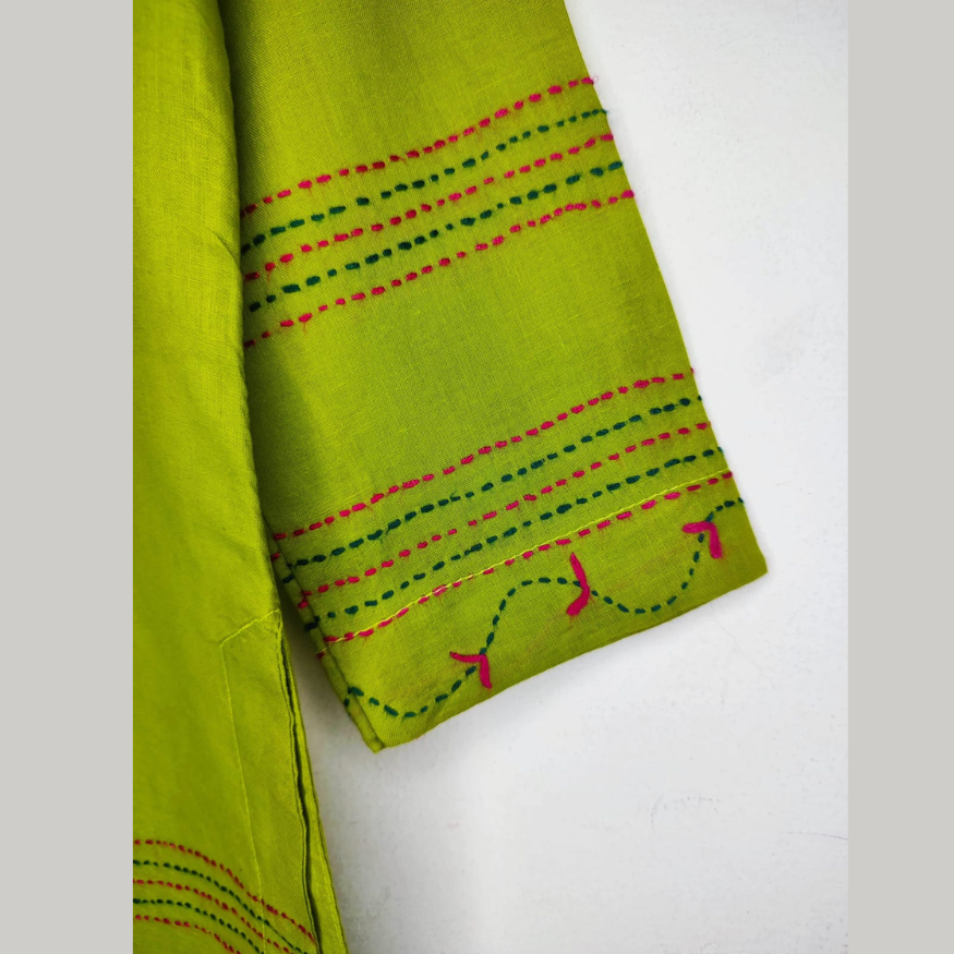 Hazara Green Hand Embroidery (2 Piece)