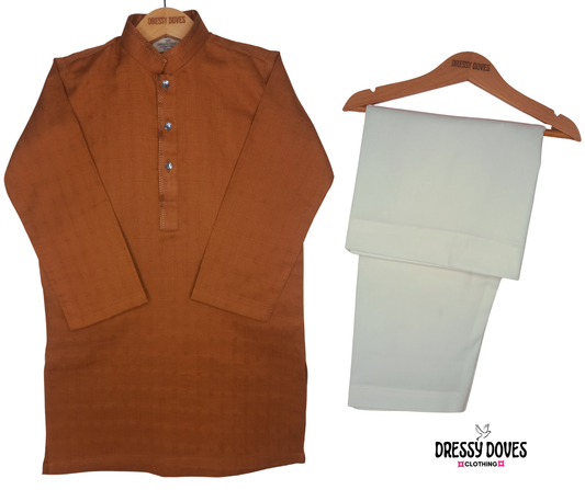Brown Kurta Shalwar