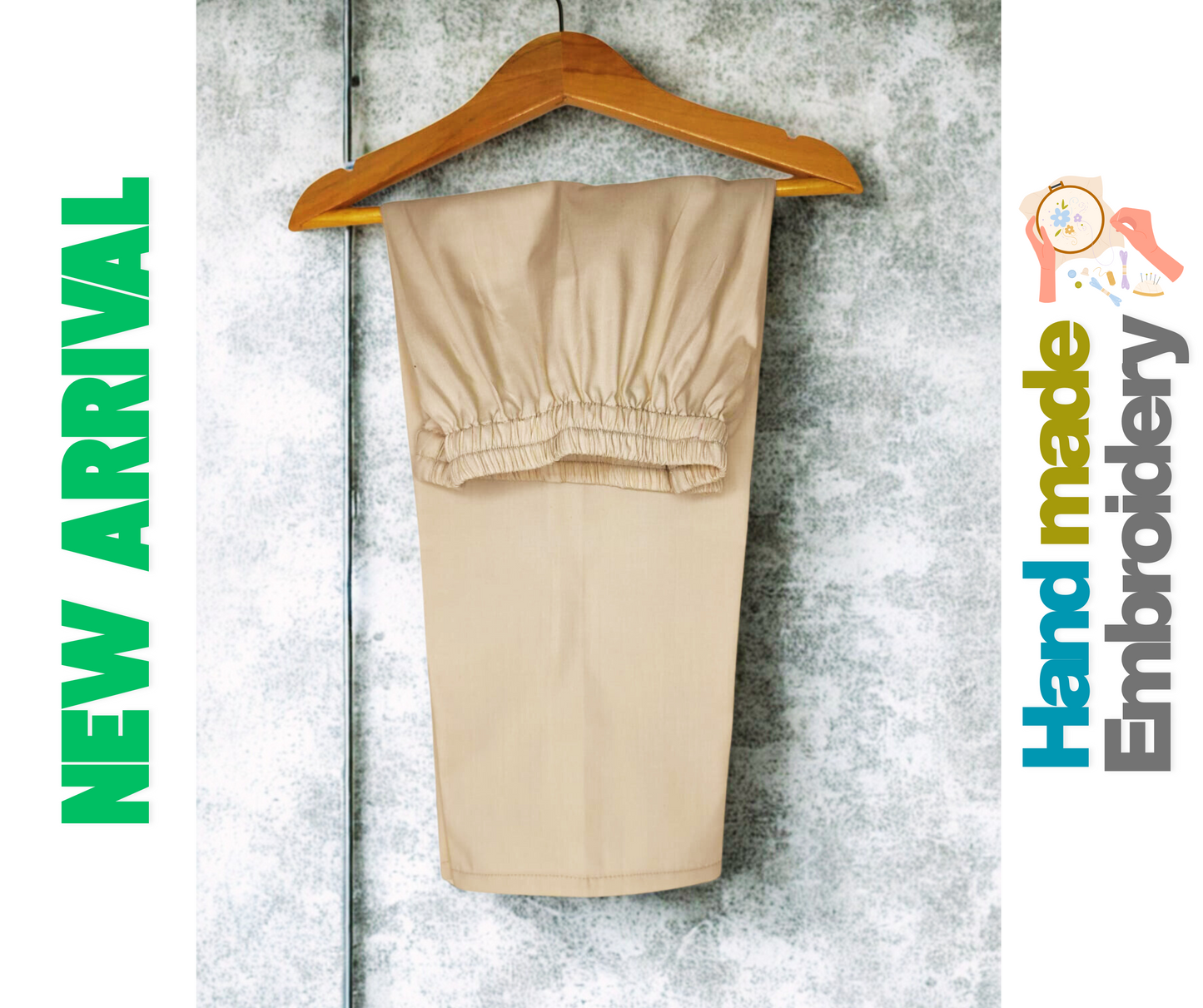 Hazara Mirror+Hand Embroidery (3 Piece)
