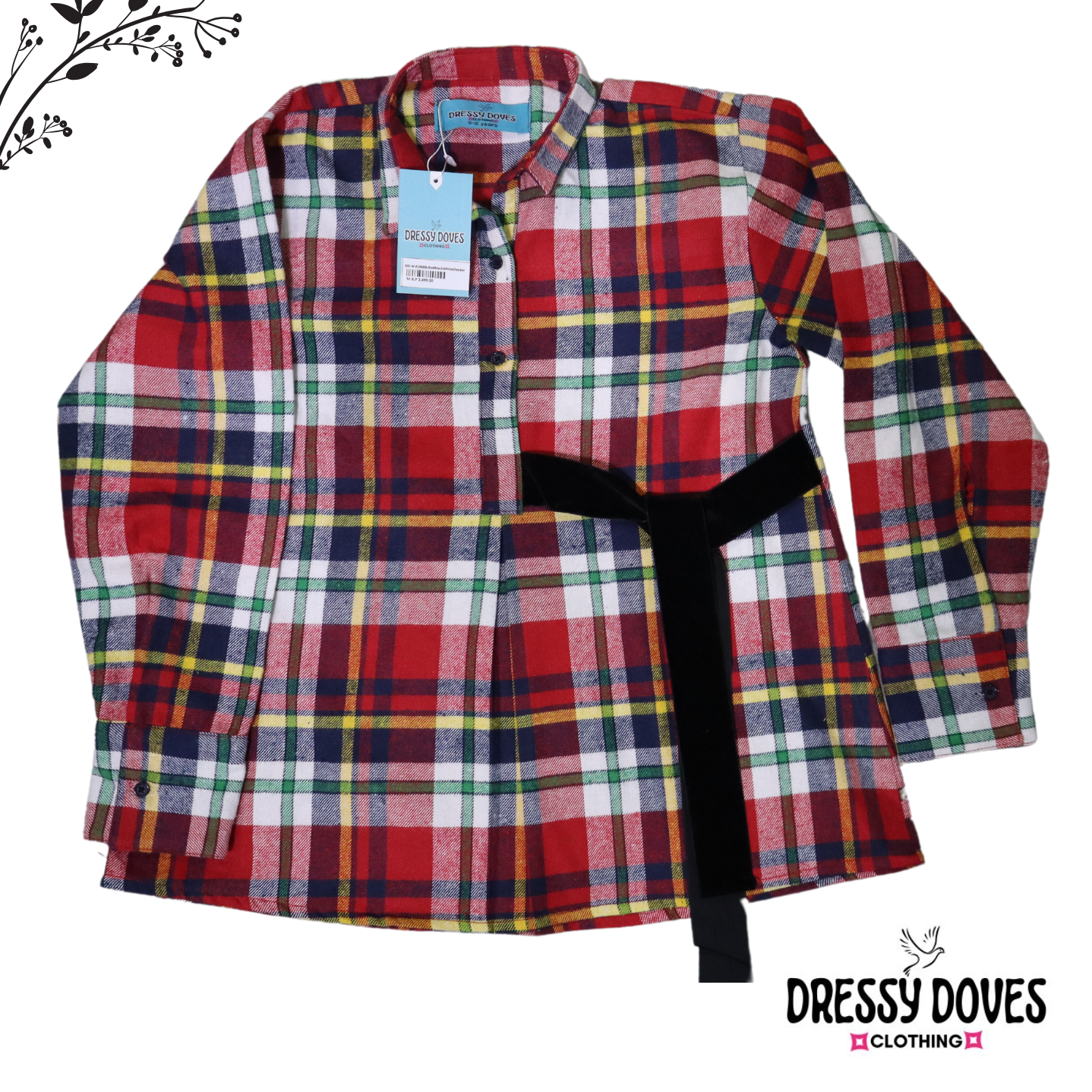 Flannel-Red Check (Only Shirt)