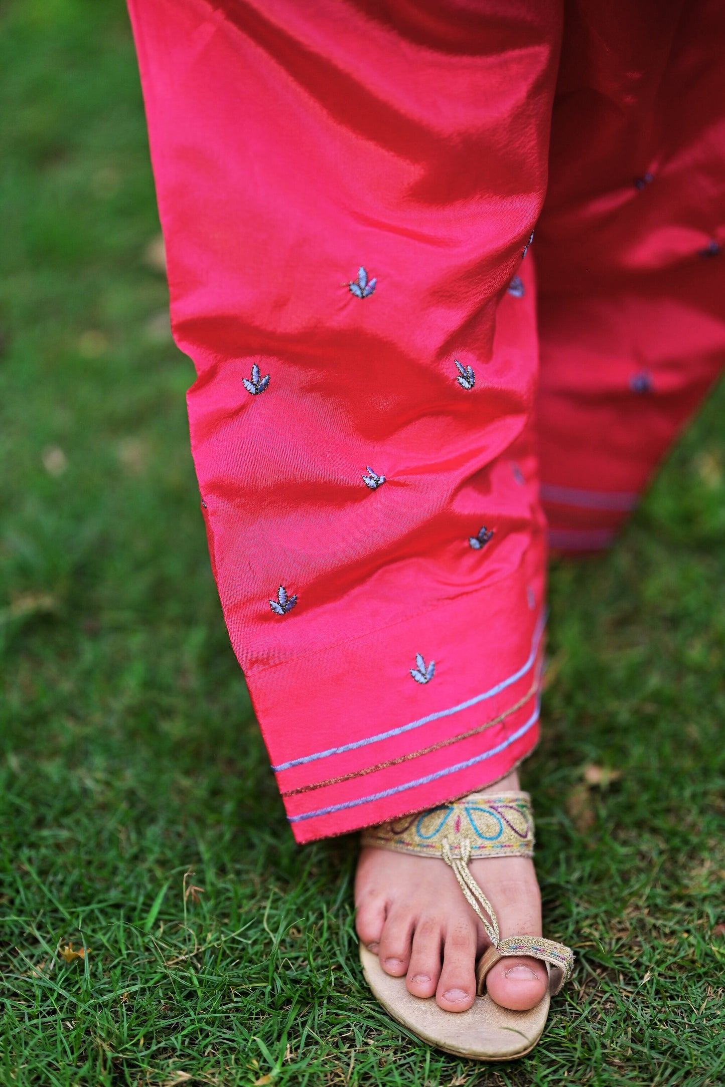 Embroidery Party Wear-01T-Pink (Shirt+Trouser)