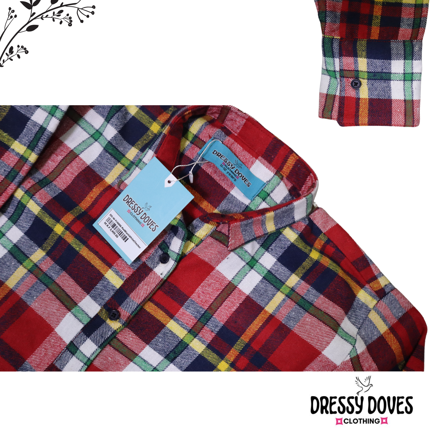 Flannel-Red Check (Only Shirt)