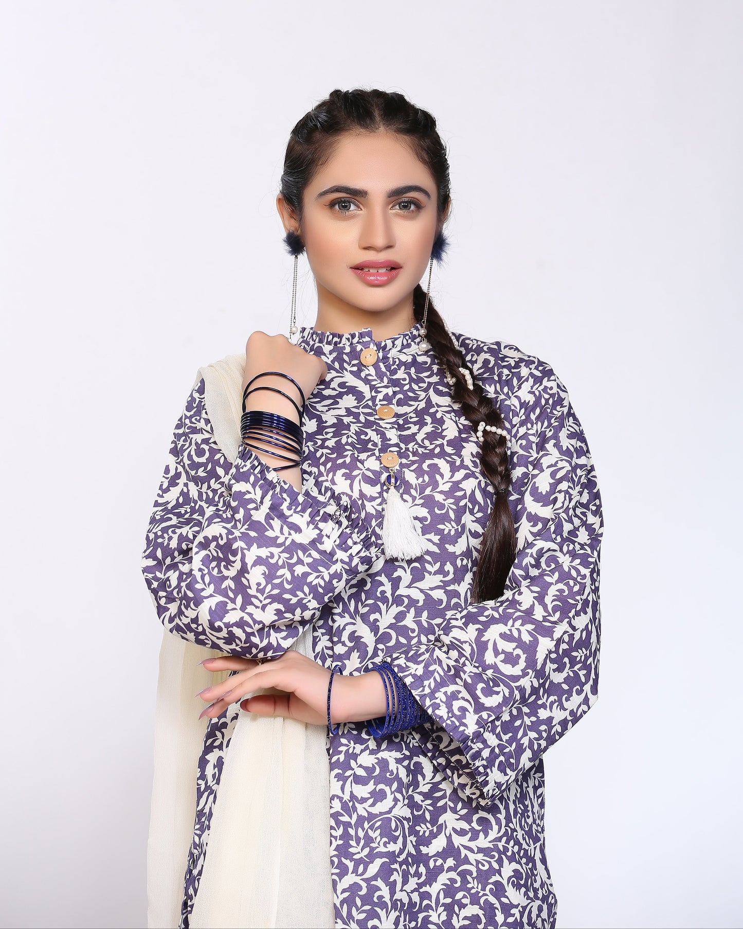 Khaddar KDR-Purple (Shirt +Trouser)