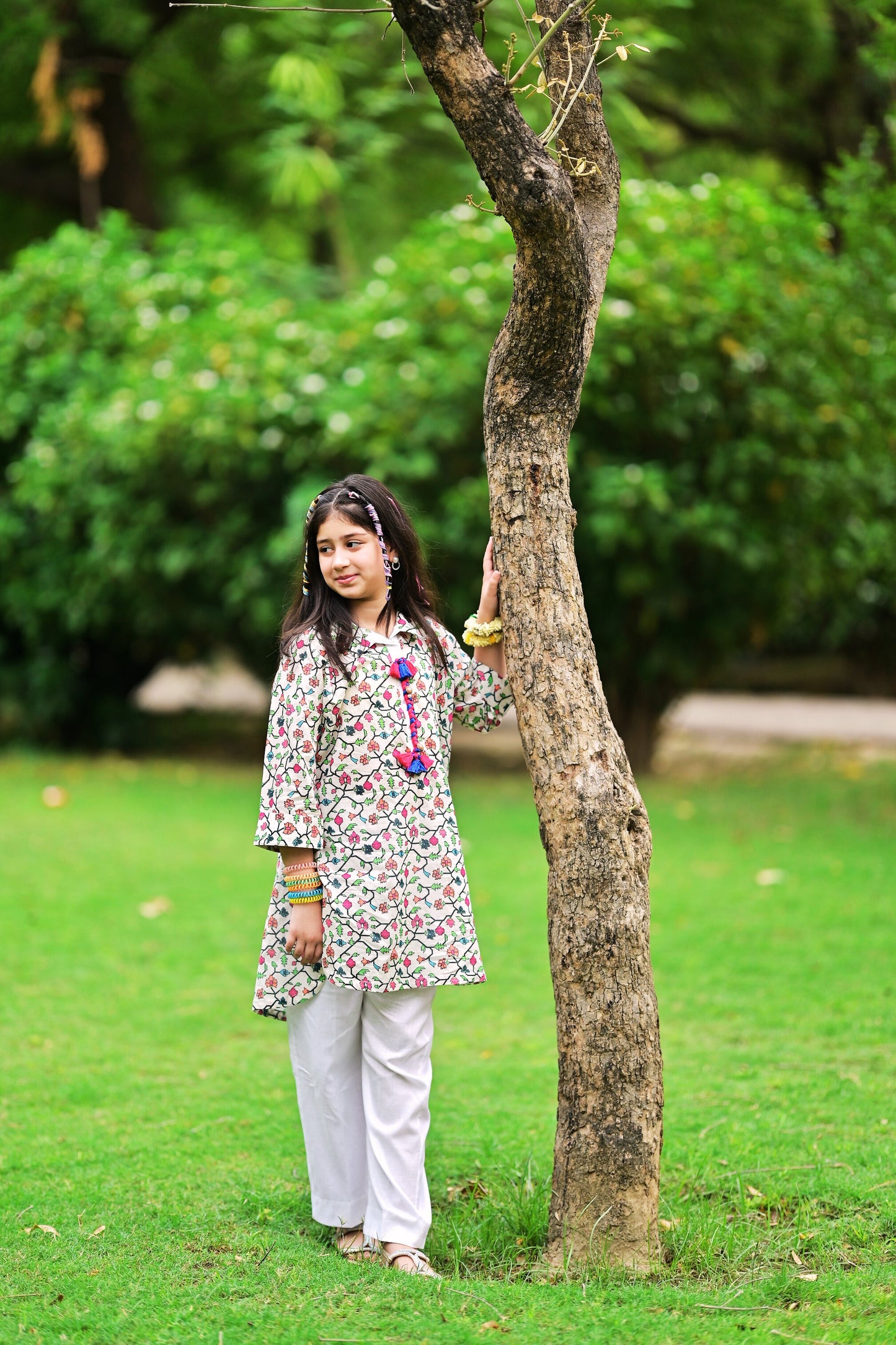Summer Lawn 07K-White (Shirt+Trouser)