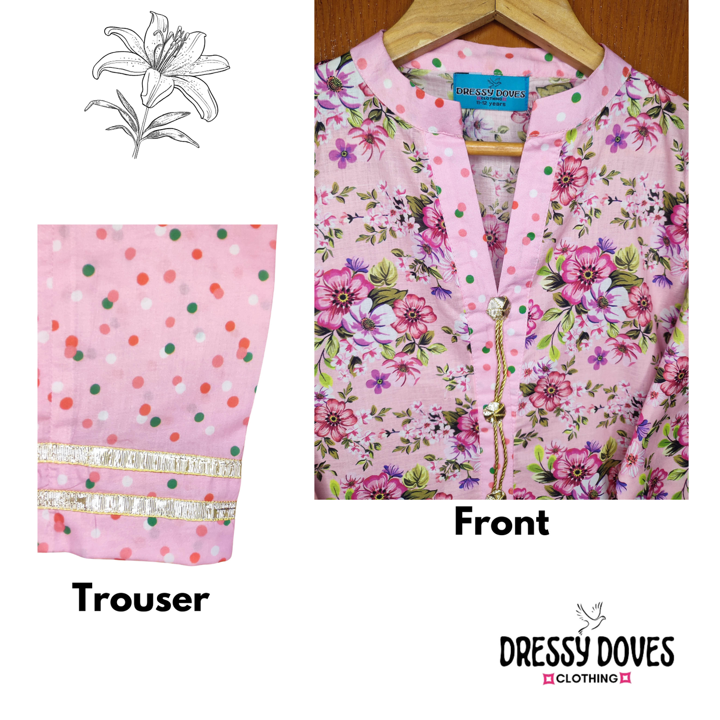 Summer Lawn-02T-Pink (Shirt+Trouser)