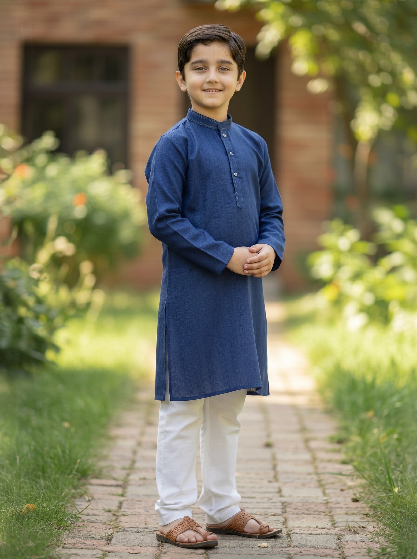 Blue Kurta shalwar