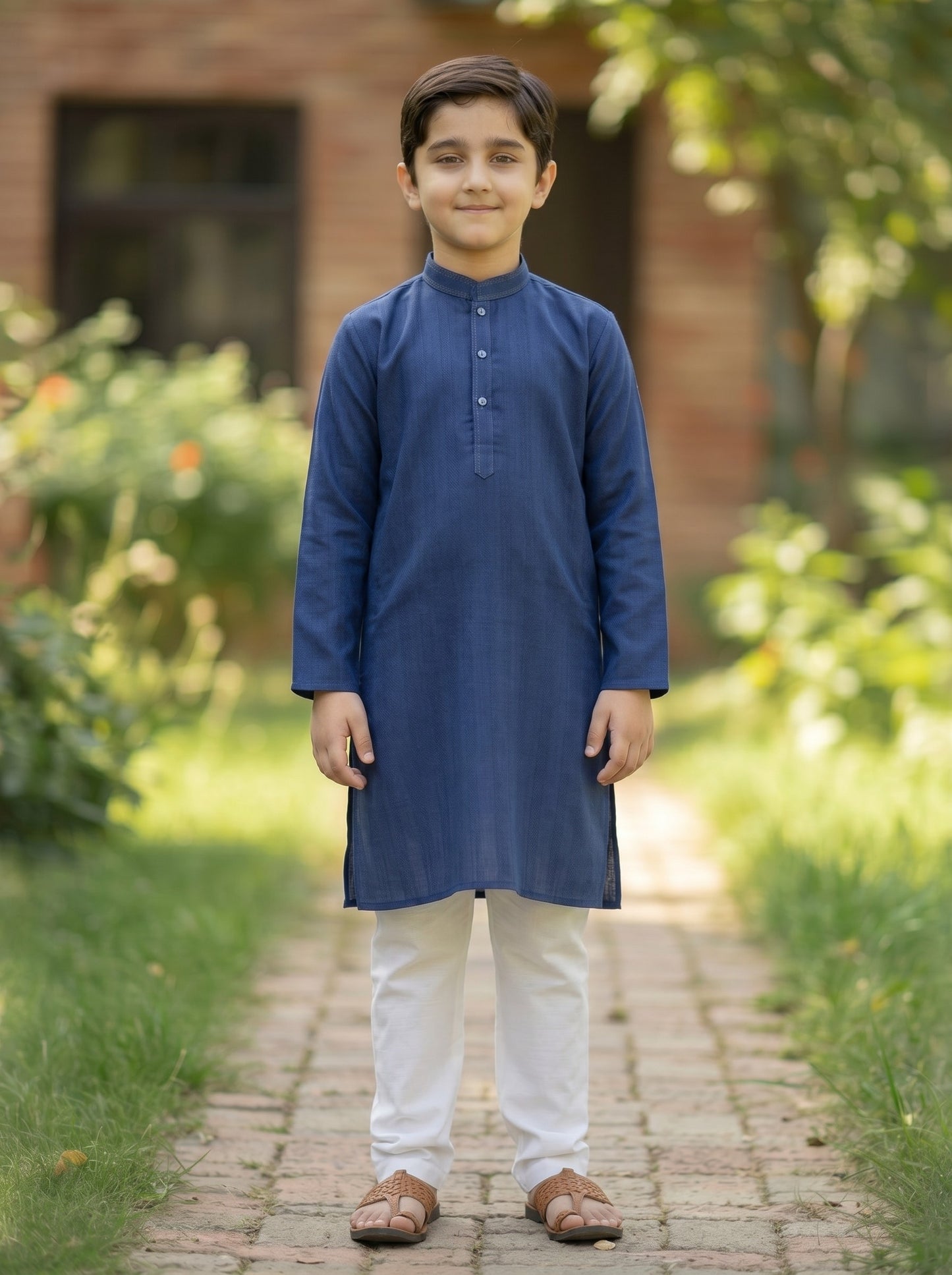 Blue Kurta shalwar