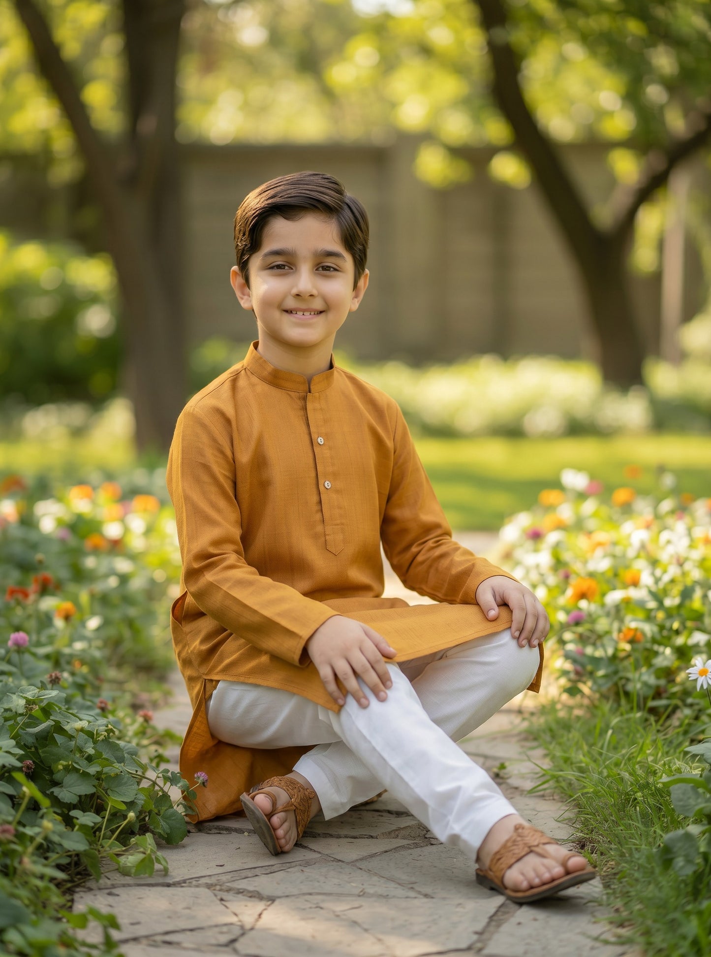 Brown Kurta Shalwar