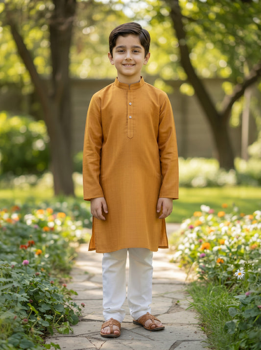 Brown Kurta Shalwar