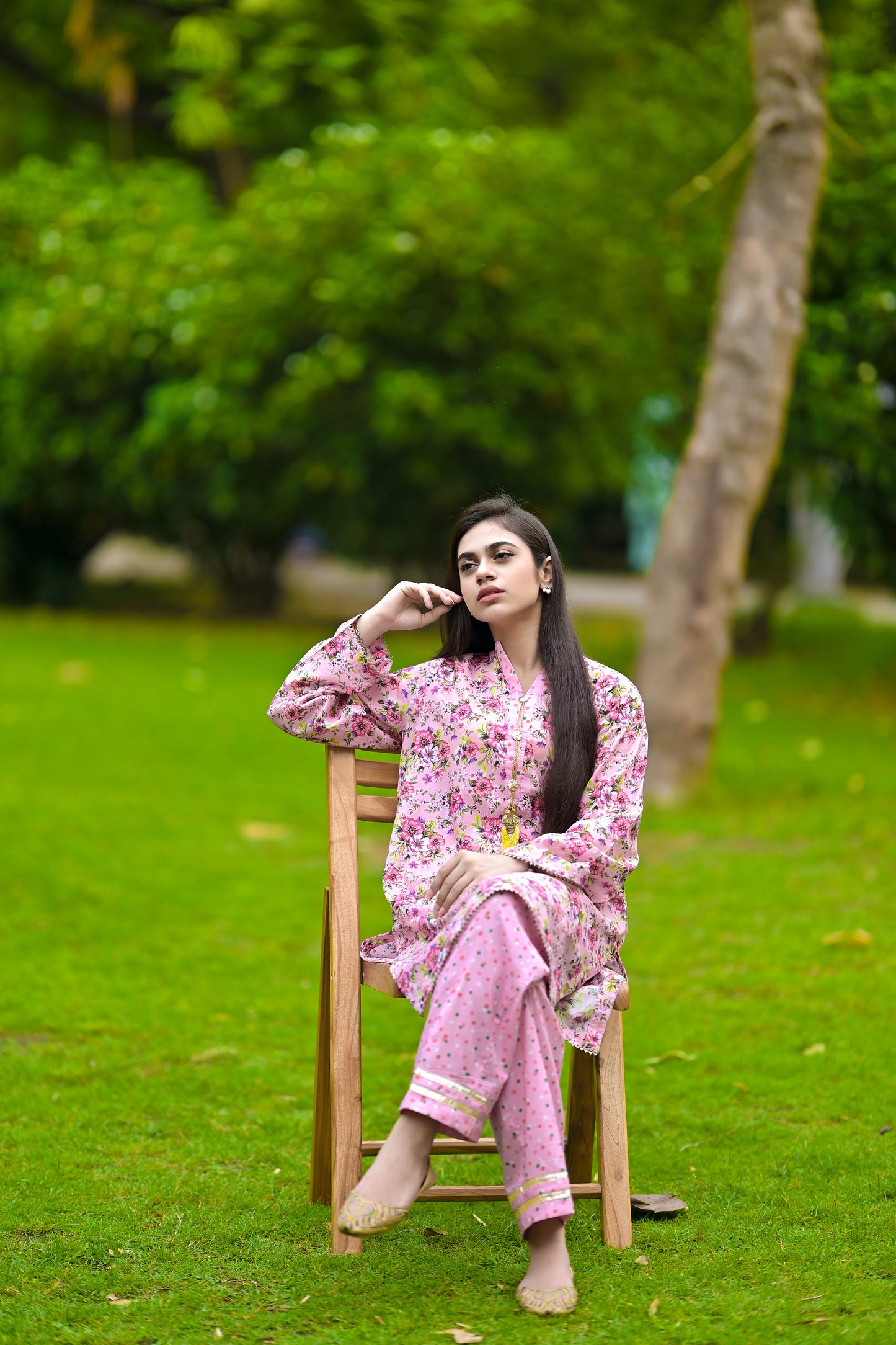 Summer Lawn-02T-Pink (Shirt+Trouser)