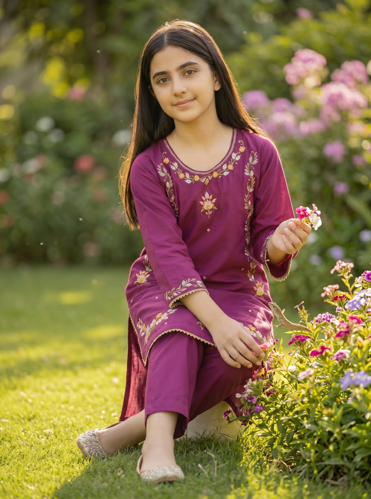 Marganda Gota Hazara Hand Embroidery (2 Piece)