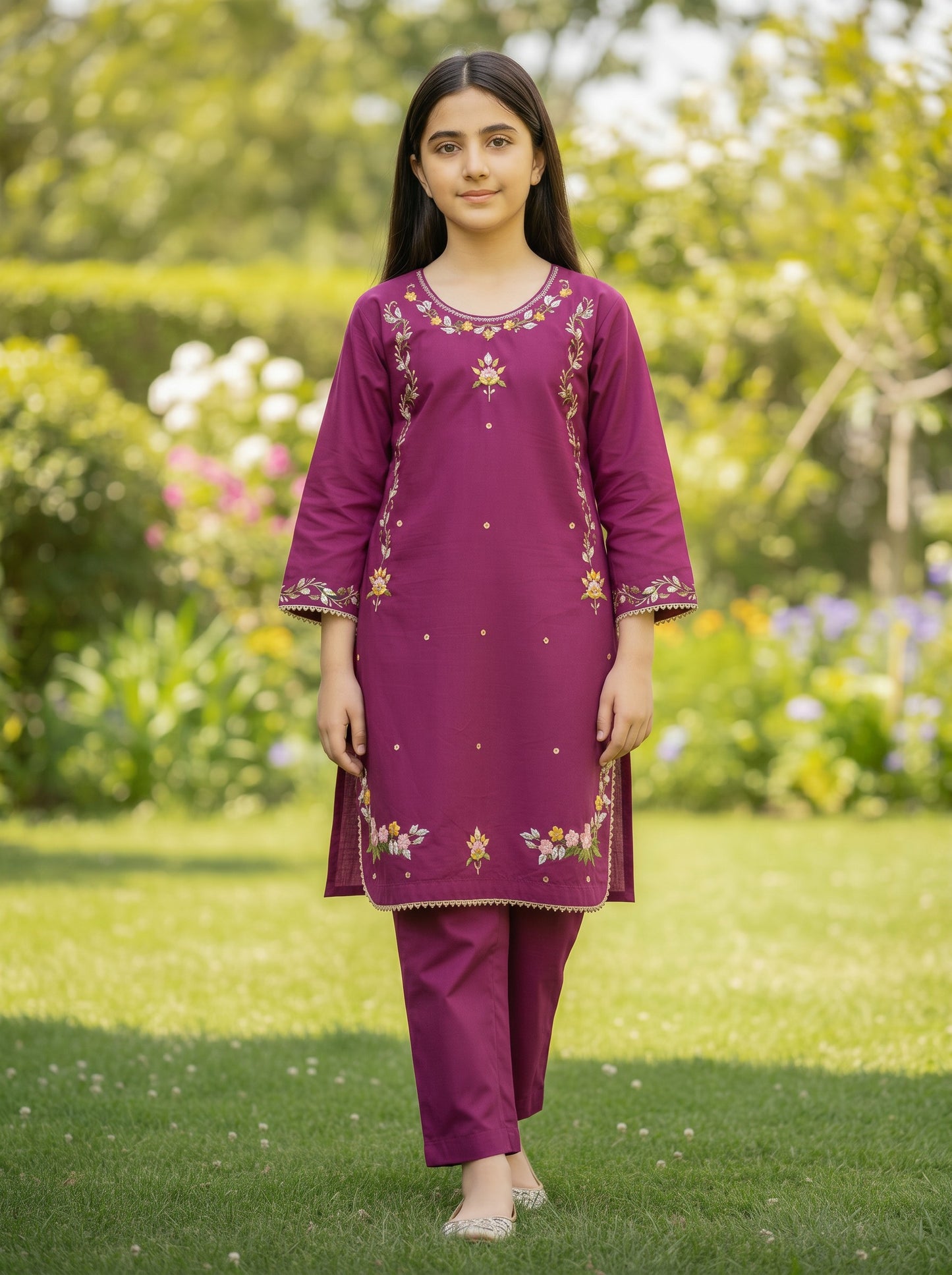 Marganda Gota Hazara Hand Embroidery (2 Piece)