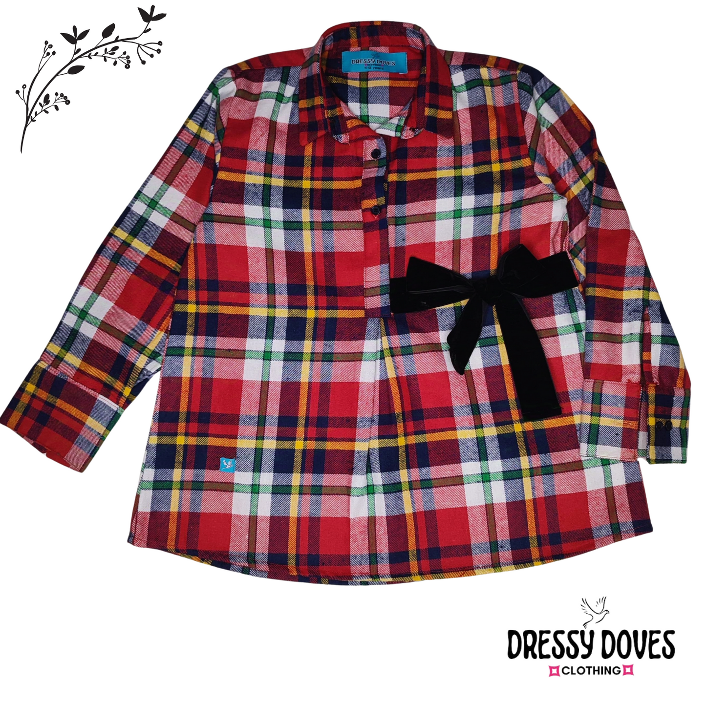 Flannel-Red Check (Only Shirt)