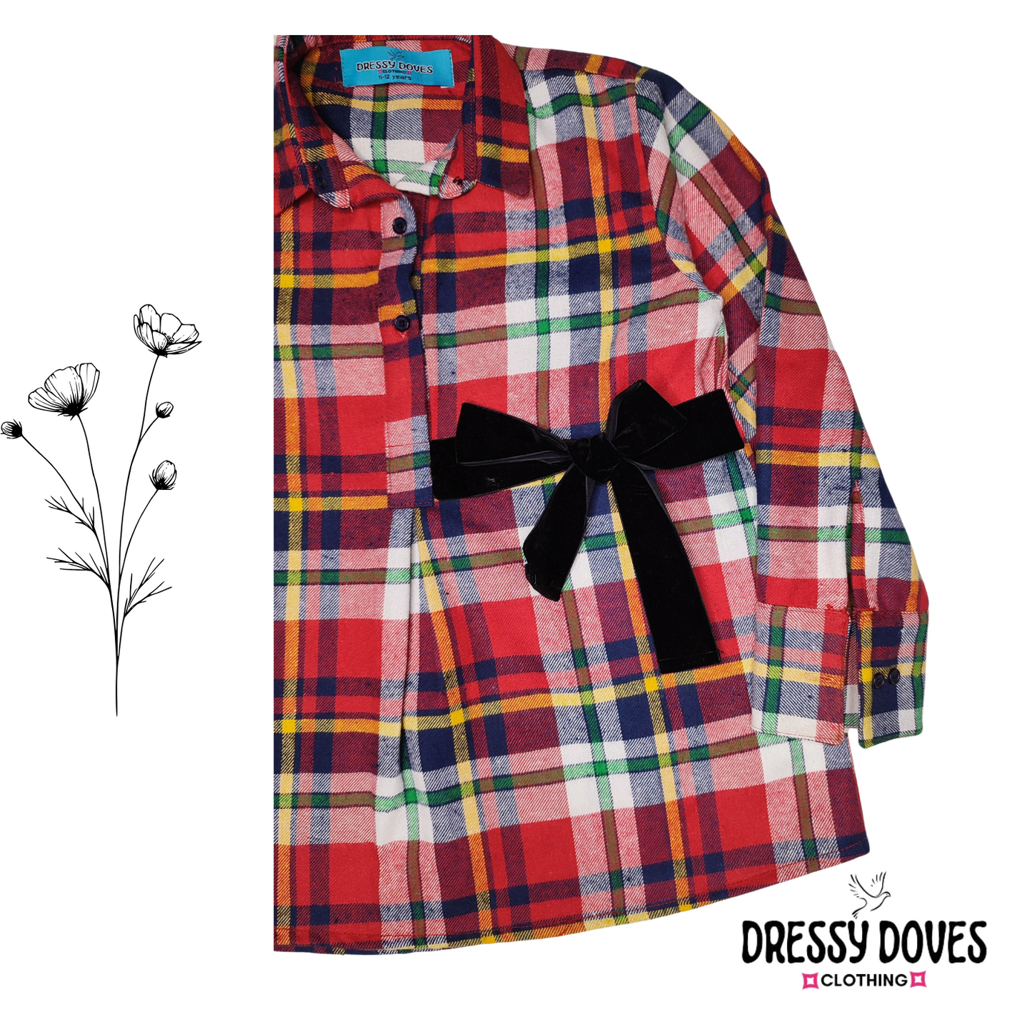 Flannel-Red Check (Only Shirt)