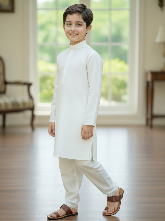 White Kurta and Trouser