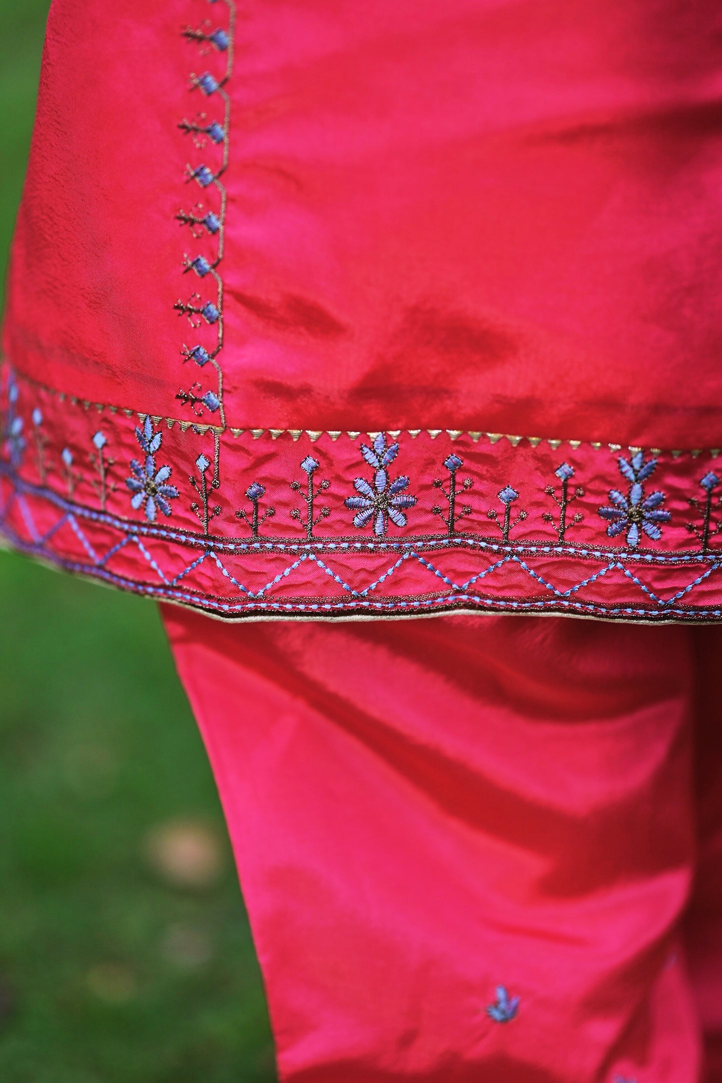 Embroidery Party Wear-01T-Pink (Shirt+Trouser)